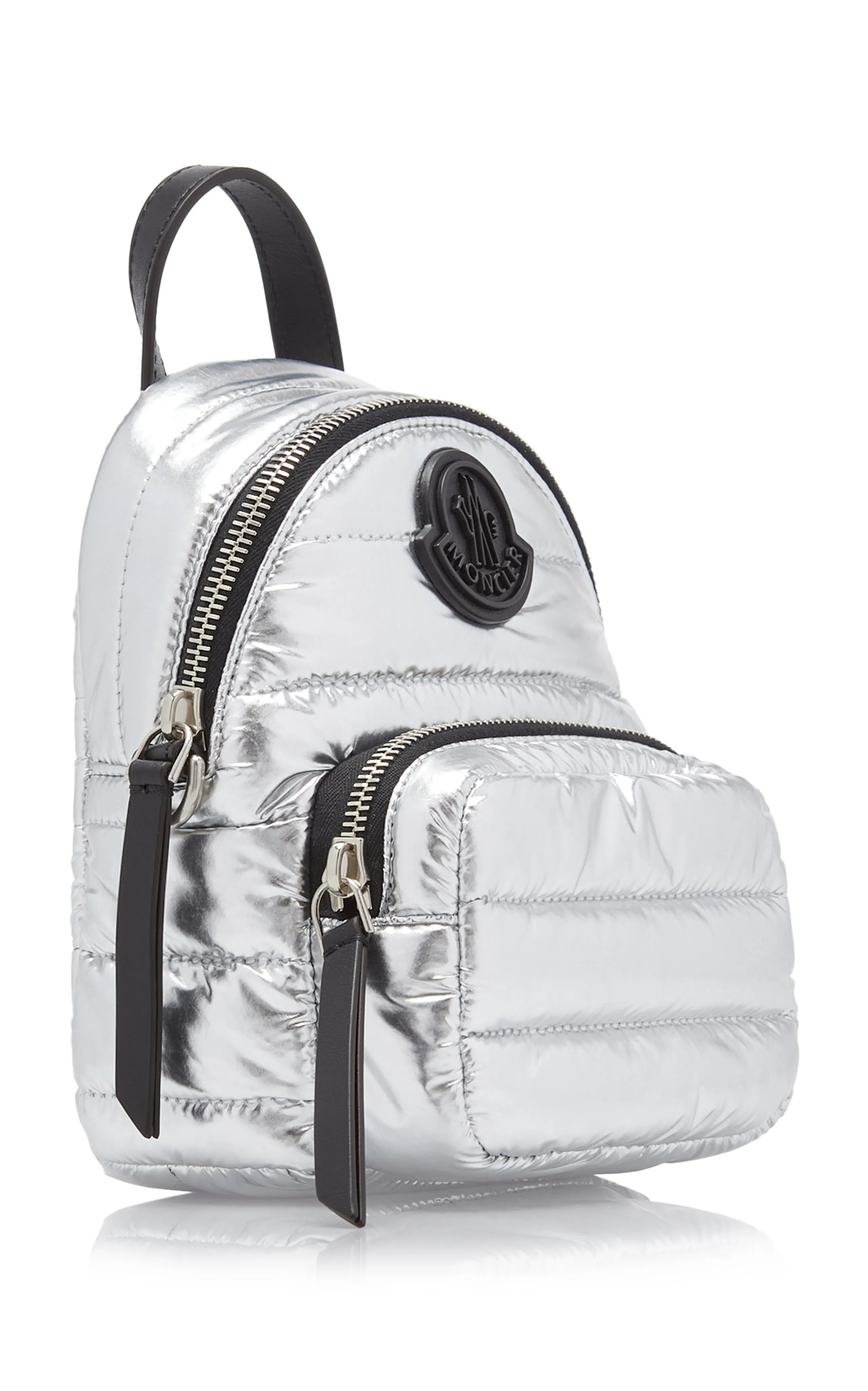 Moncler Kilia Small Metallic-Nylon Crossbody Bag