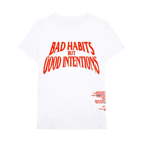 Nav x Vlone Bad Habits Tee White