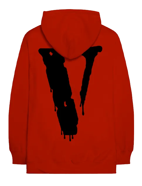 Nav x Vlone Drip Pullover Hoodie Red