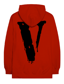 Nav x Vlone Drip Pullover Hoodie Red