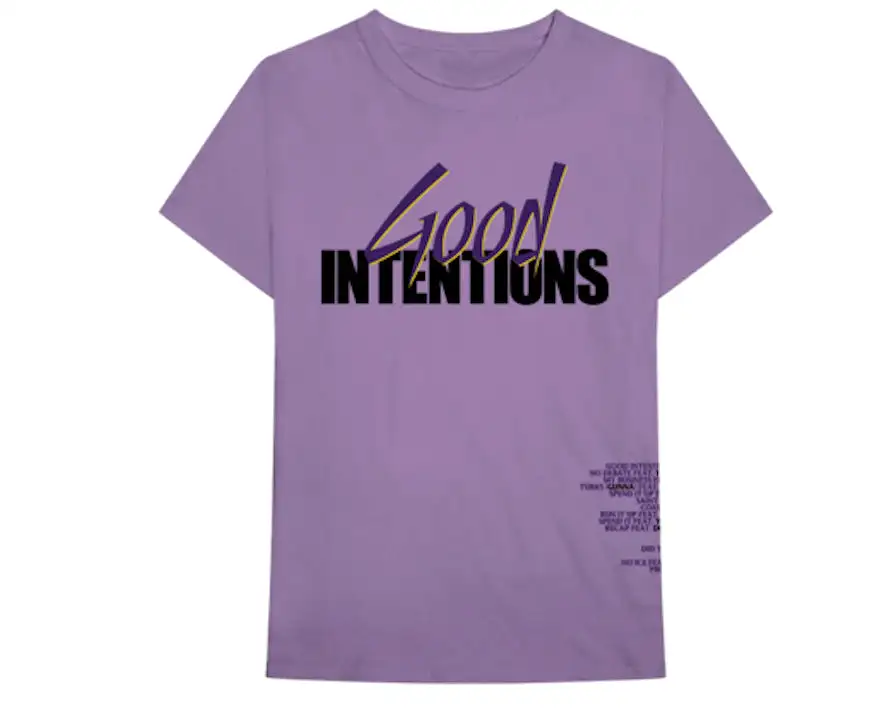 Nav x Vlone Good Intentions Doves Tee Purple