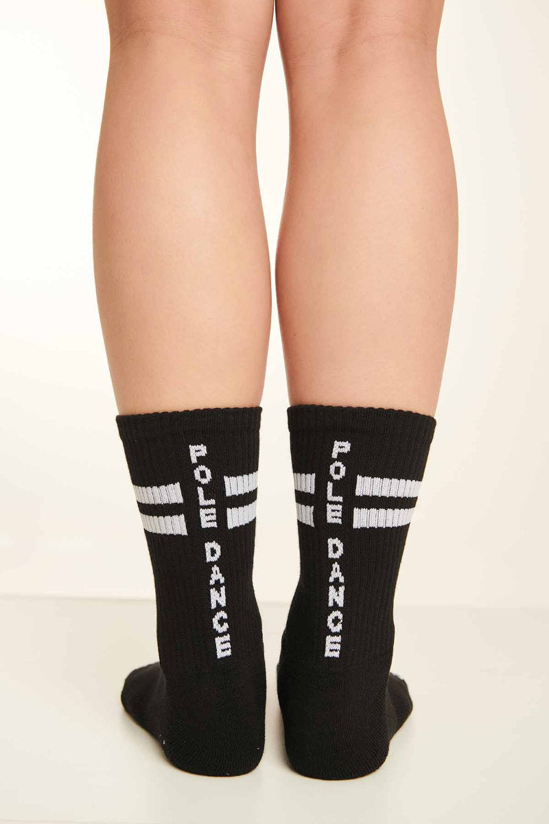 Paradise Chick Supreme Pole Dance Socks - Black