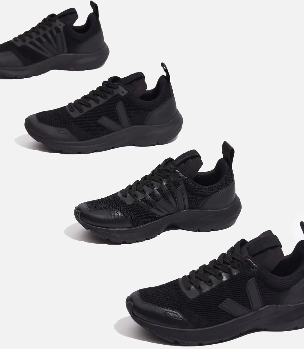 PERFORMANCE RUNNER V-KNIT VEJA X RICK OWENS BLACK