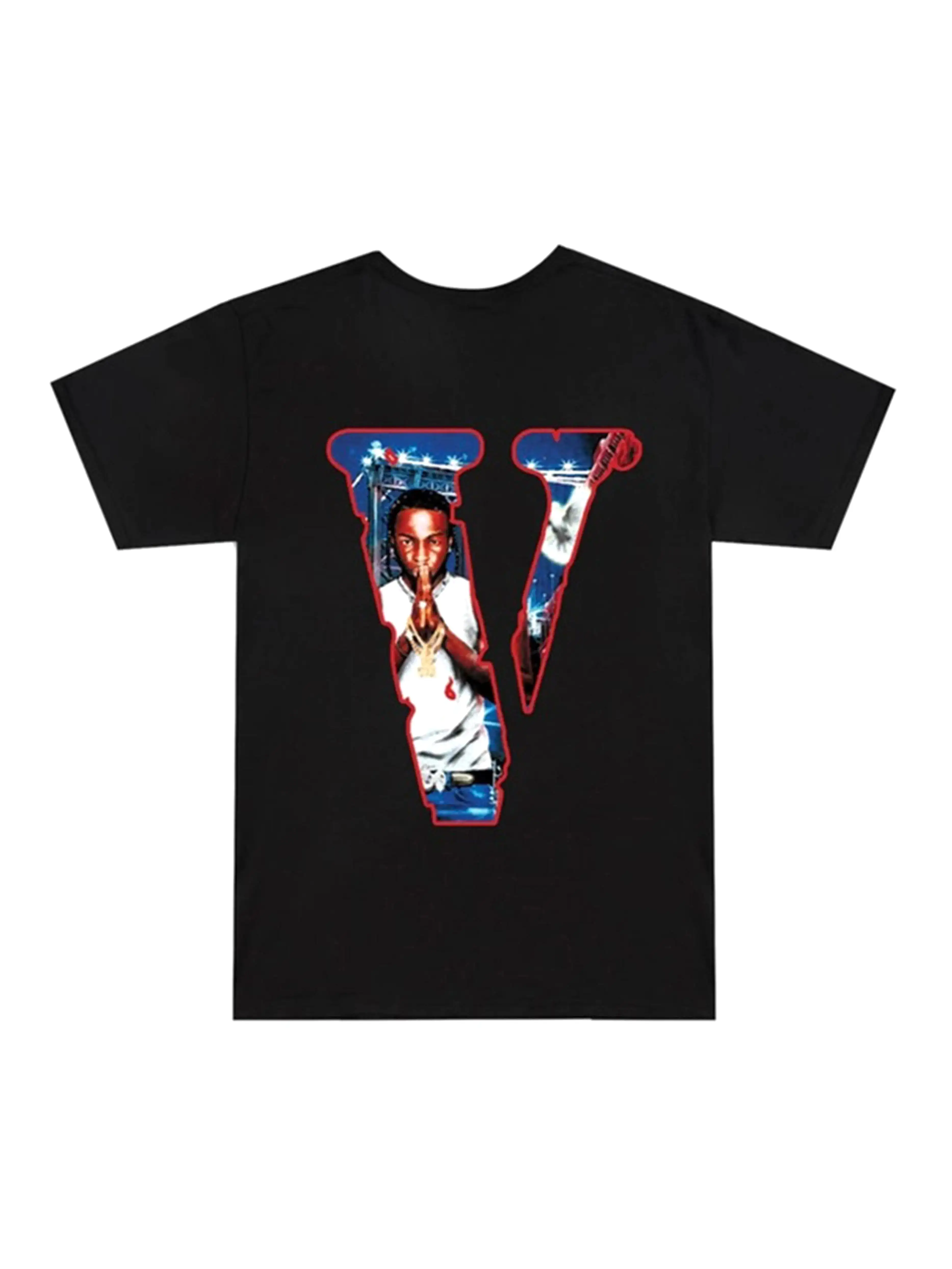 Pop Smoke x Vlone City Tee Black