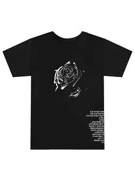 Pop Smoke x Vlone Tracklist T-shirt Black [SS20]