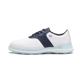 Puma Men's AVANT Spikeless Golf Shoes - Puma White/Deep Navy