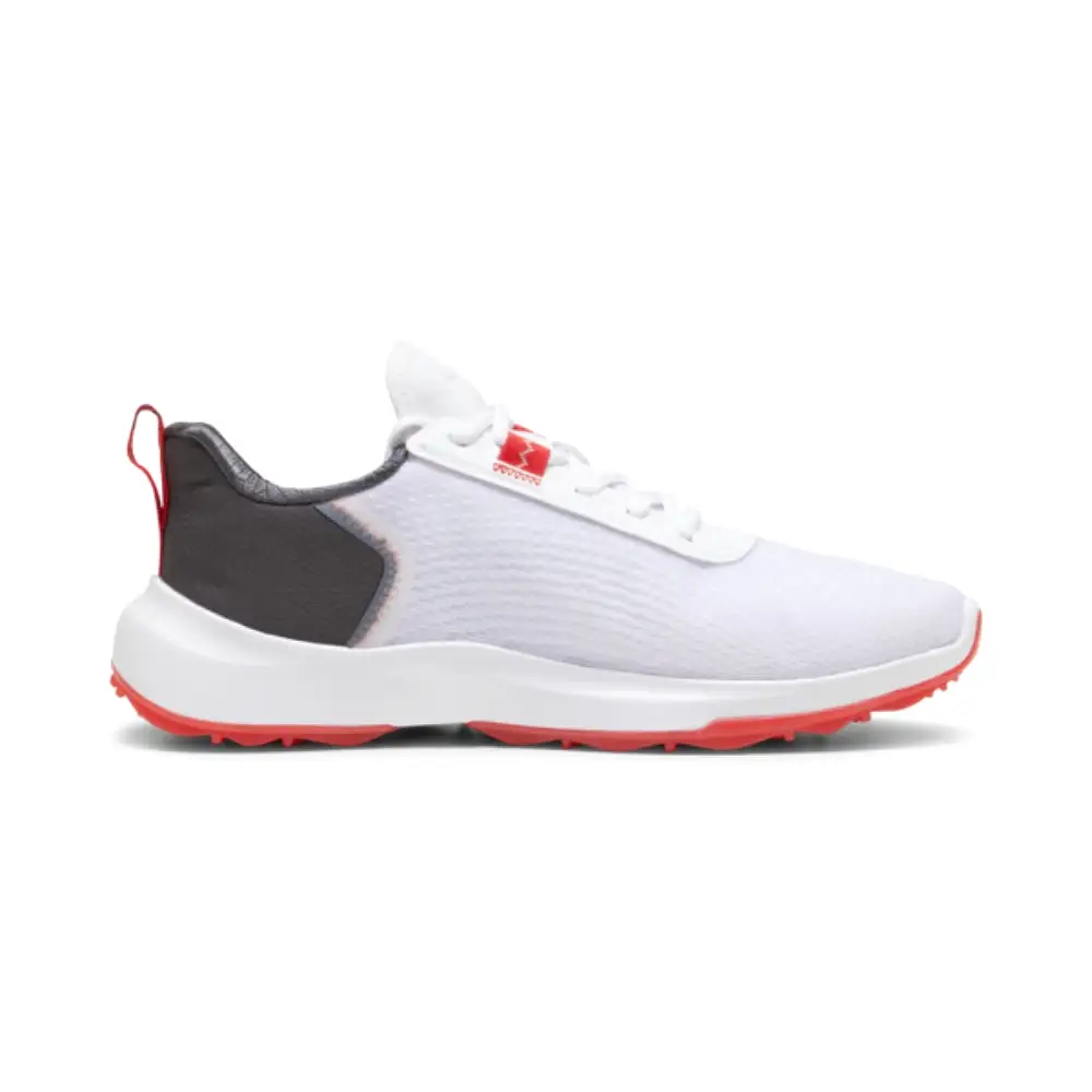 Puma Men's FUSION CRUSH SPORT Spikeless Golf Shoes - Puma White/Dark Coal