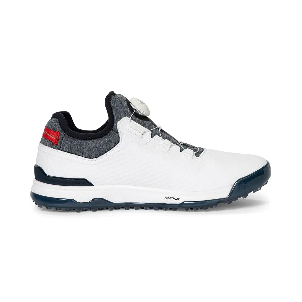 Puma Men's Proadapt Alphacat Disc Golf Shoes White/Navy/Red