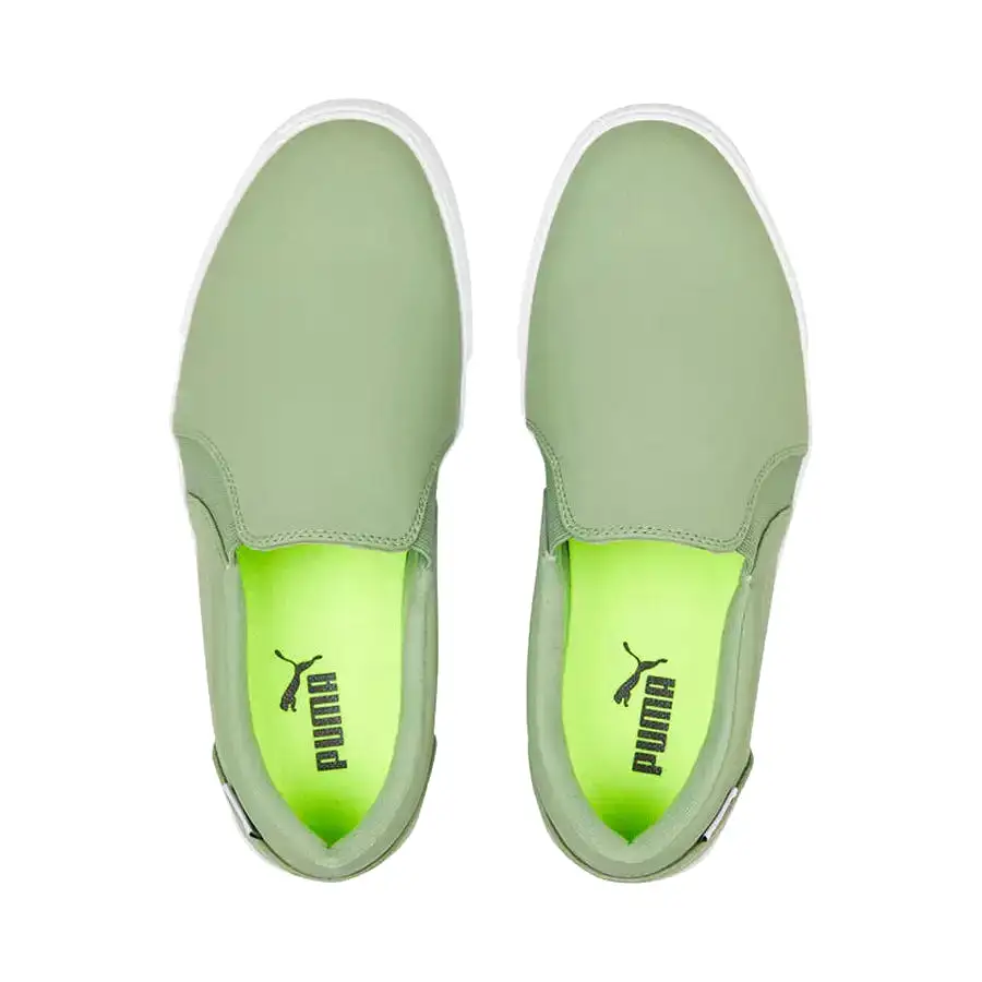 Puma TUSTIN Slip-On Ladies Spikeless Golf Shoes - Green