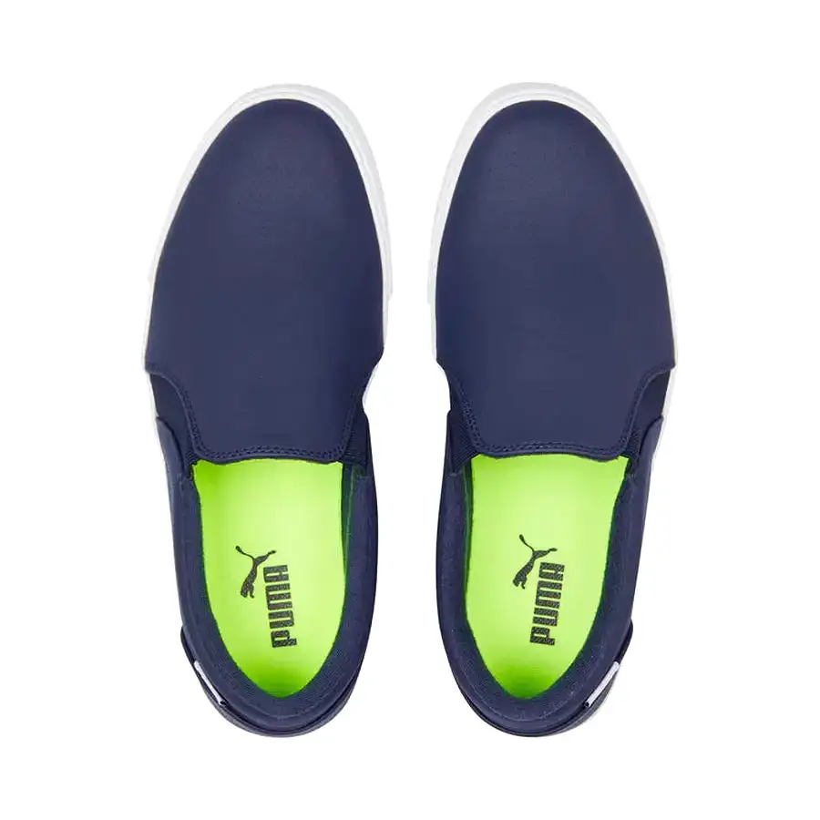 Puma TUSTIN Slip-On Ladies Spikeless Golf Shoes - Navy