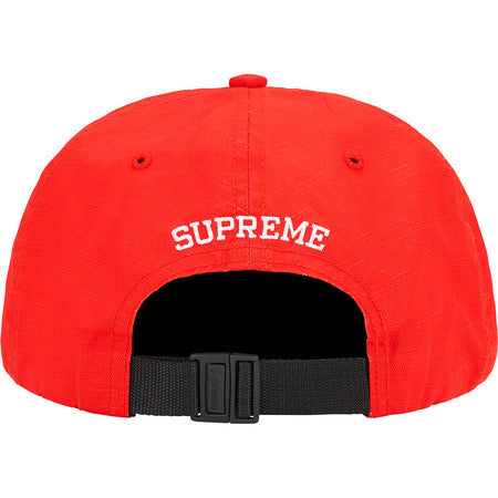 Small Box Coated Linen 6 Panel (Red)