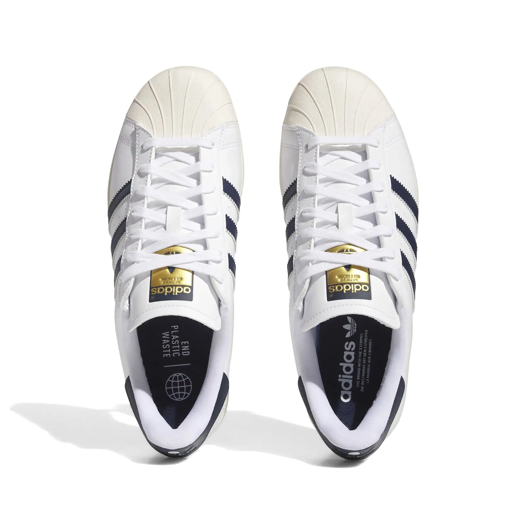 Superstar Golf Shoes White/Collegiate Navy/Off White - W23