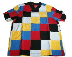 Supreme  |18AW ◆ Size S ◆ Supreme Patchwork Pique Tee T-shirt Red