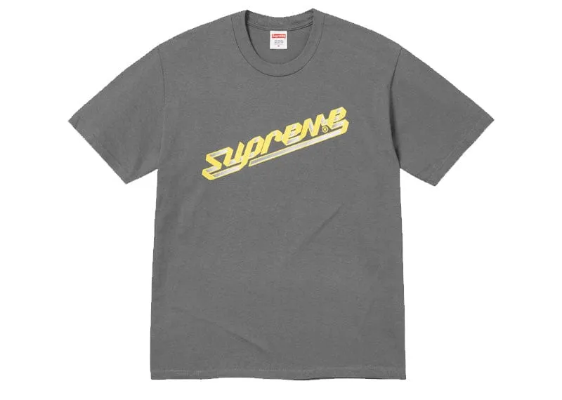 Supreme Banner Tee (FW23) Charcoal