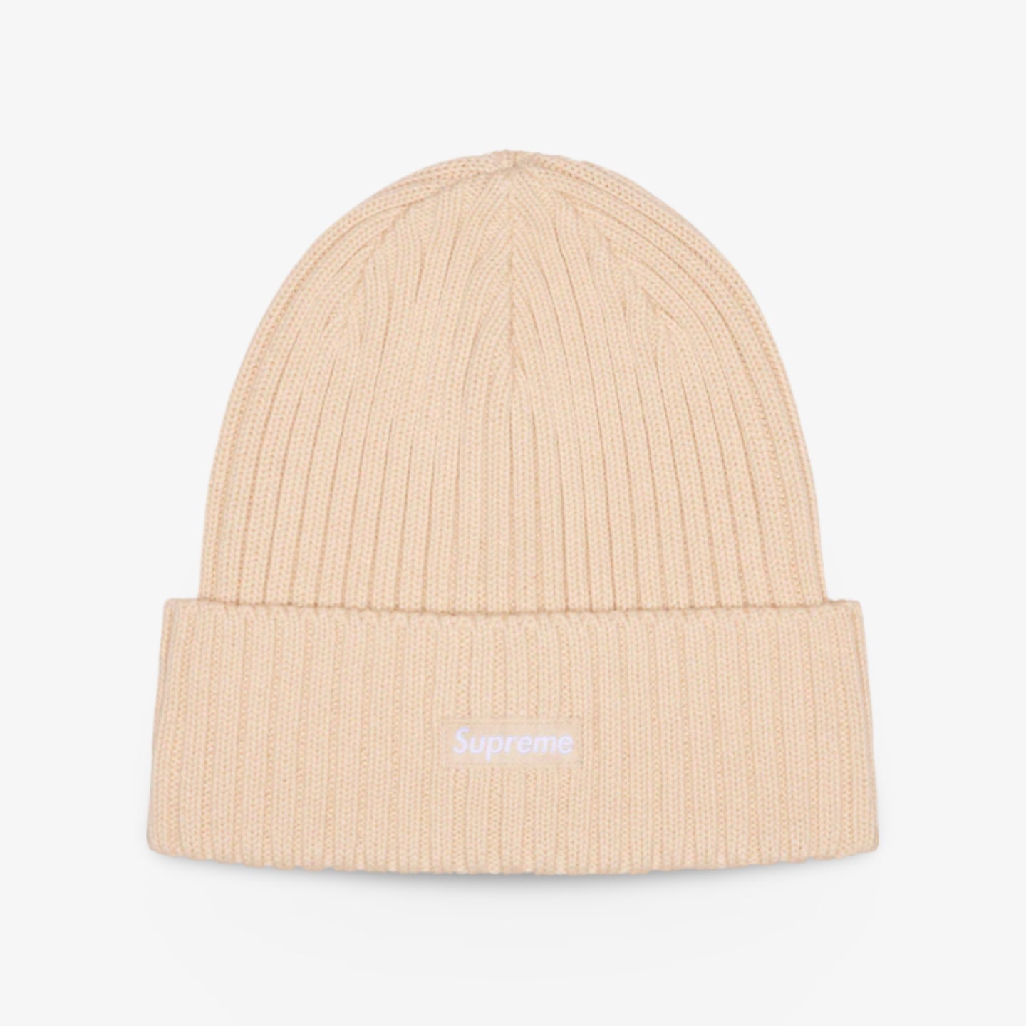 Supreme Beanie 'Overdyed' Light Tan SS24