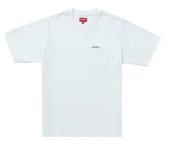 Supreme S/S Pocket Tee (SS22) White