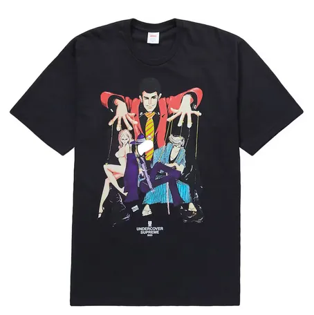 Supreme UNDERCOVER Lupin Tee Black