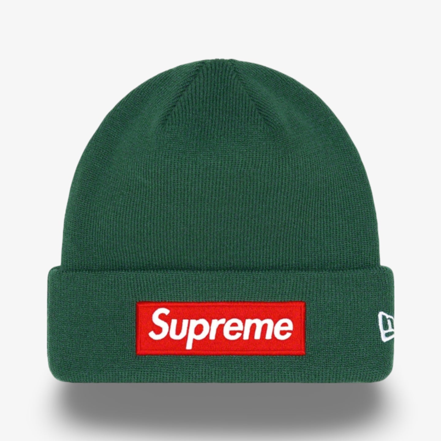 Supreme x New Era Beanie 'Box Logo' Dark Pine FW22