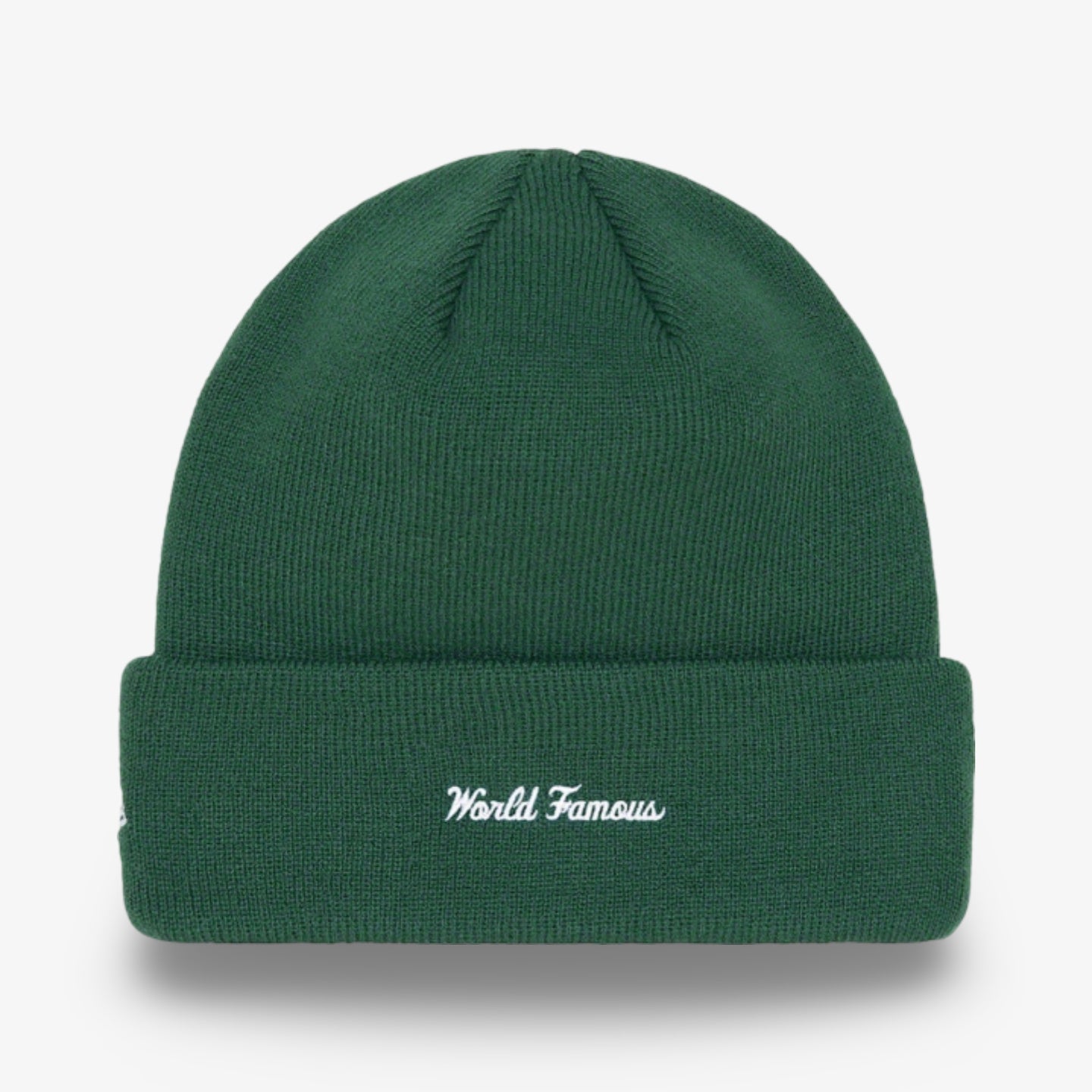 Supreme x New Era Beanie 'Box Logo' Dark Pine FW22