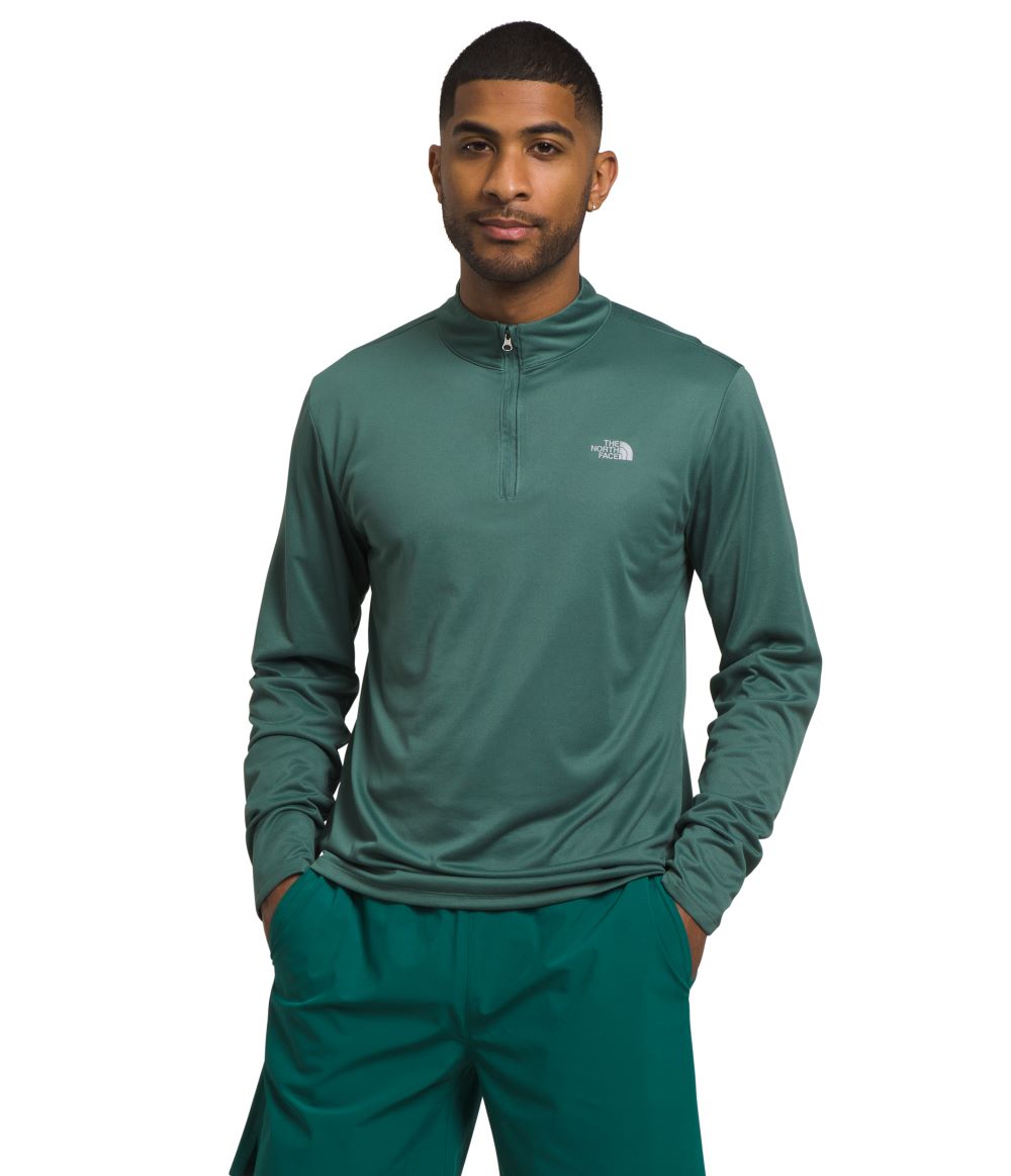 'The North Face' Men's Elevation 1/4 Zip - Dark Sage