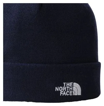 The North Face Norm Unisex Short Beanie Navy Blue