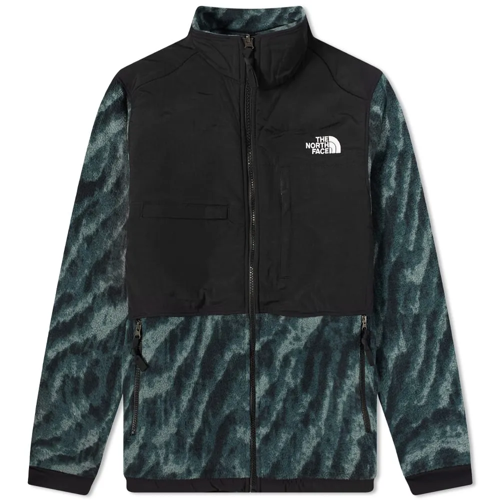 The North Face Printed Denali 2 JacketBalsam Green & Wooden Tiger