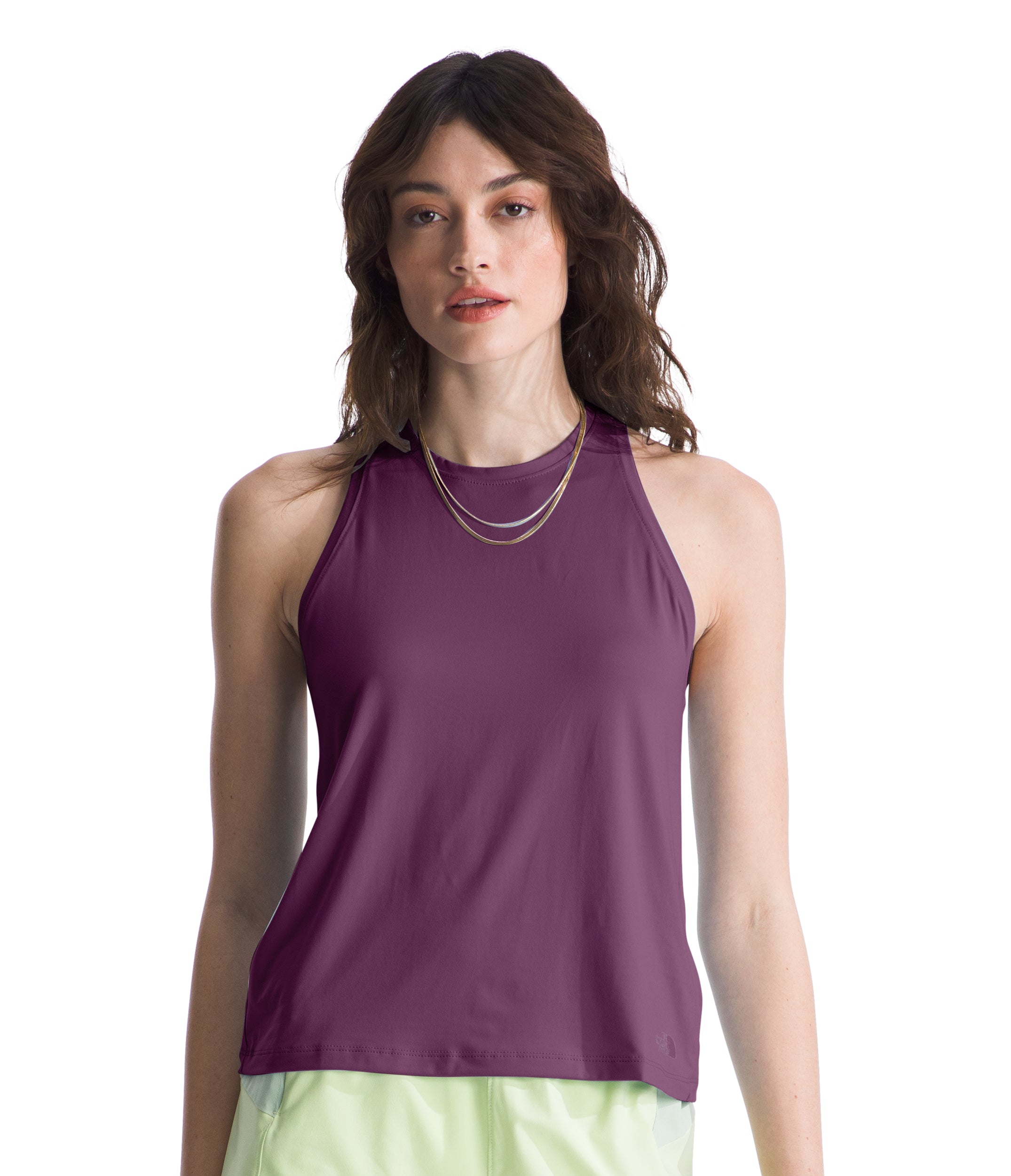 'The North Face' Women's Dune Sky Standard Tank - Black Currant Purple