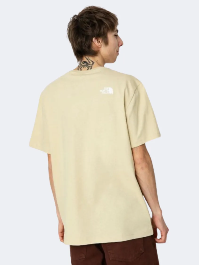 The North Face Woodcut Dome Men Lifestyle T-Shirt Gravel