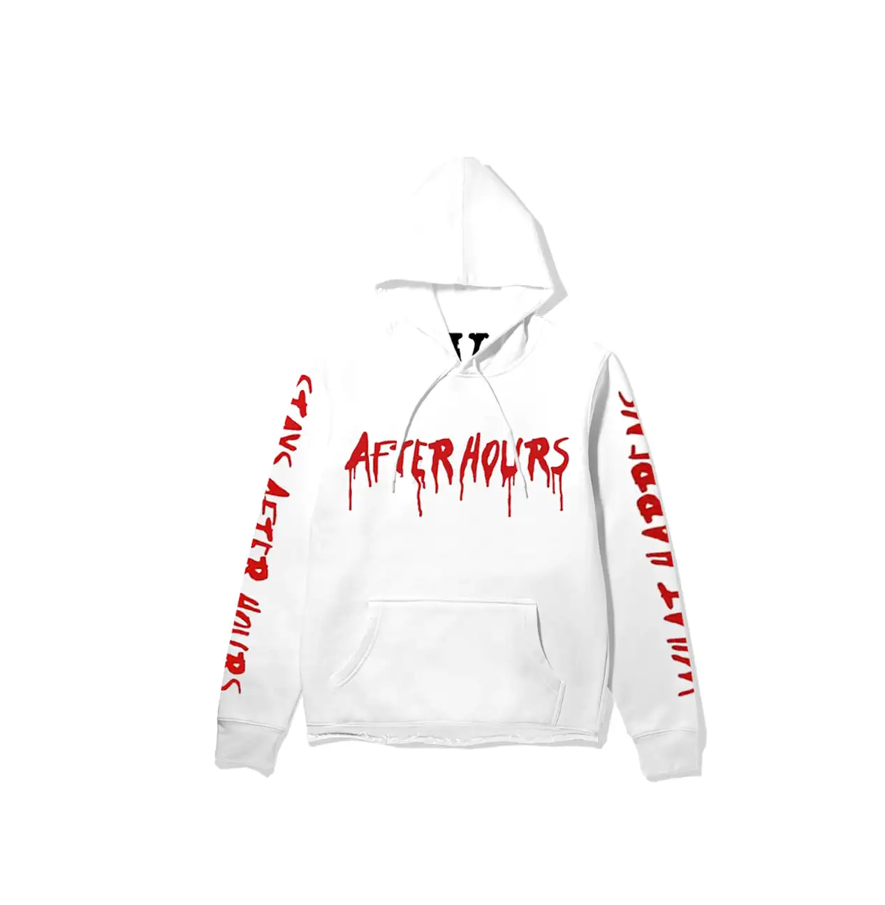 The Weeknd x Vlone What Happens After Hours Pullover Hood White