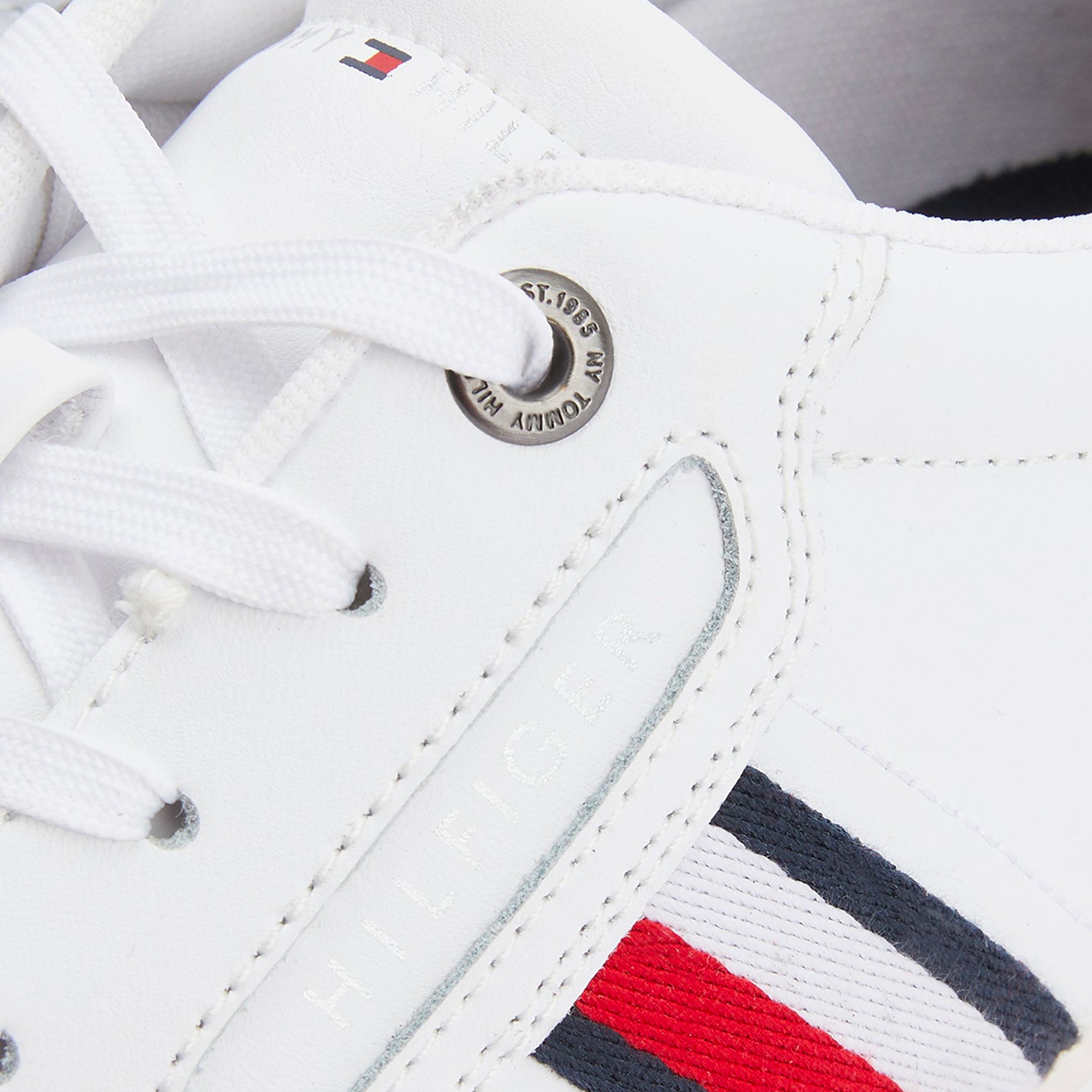 Tommy Hilfiger Classic Webbing Cupsole Trainers - White