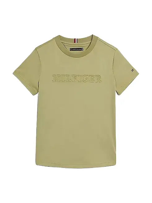 Tommy Hilfiger Debossed Monotype T-Shirt Junior