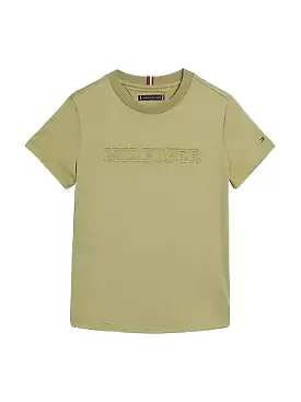 Tommy Hilfiger Debossed Monotype T-Shirt Junior