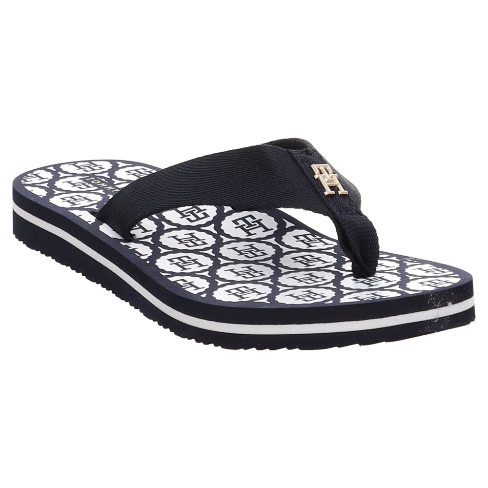 TOMMY HILFIGER Emblem Beach Sandal Navy