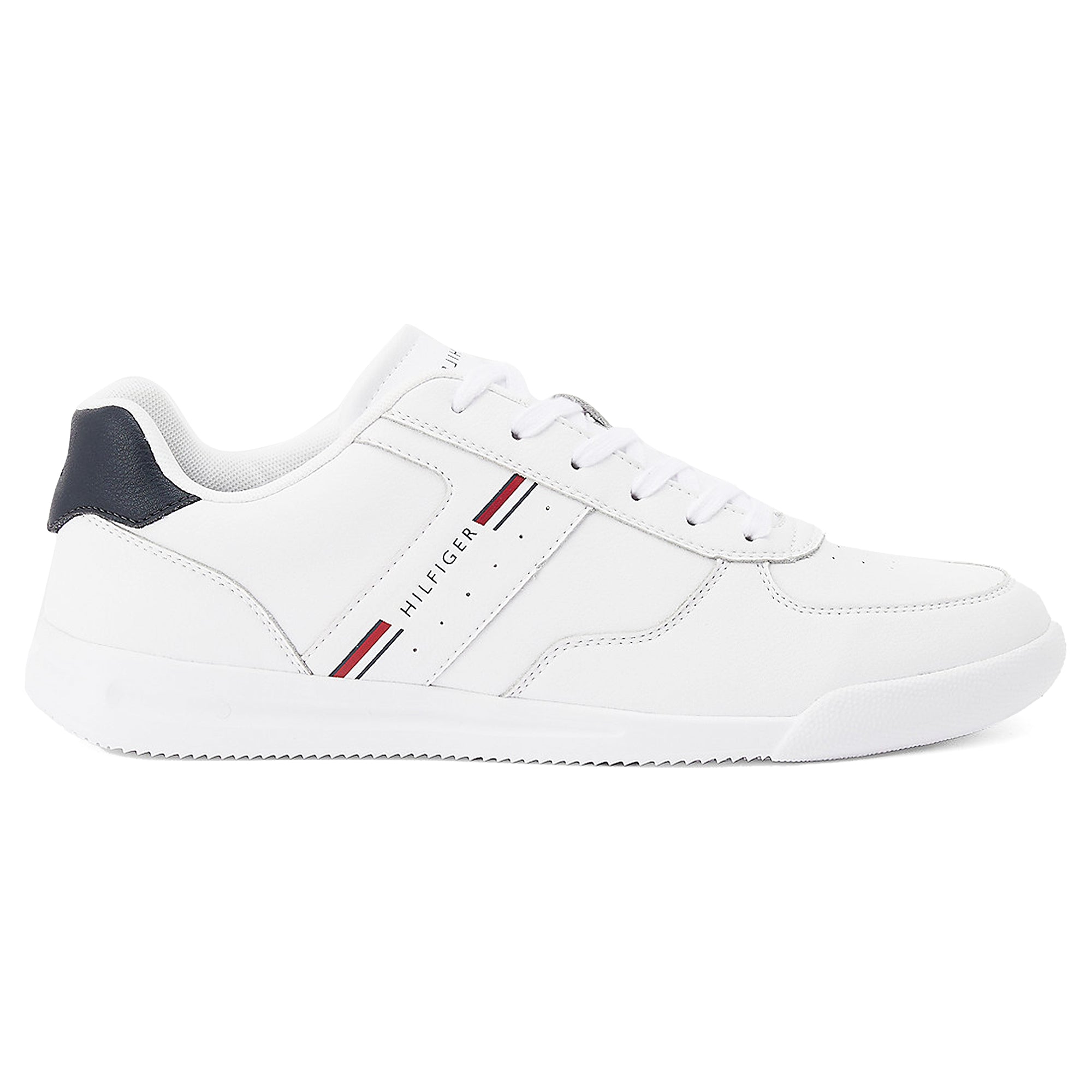 Tommy Hilfiger Lightweight Leather Trainers - White