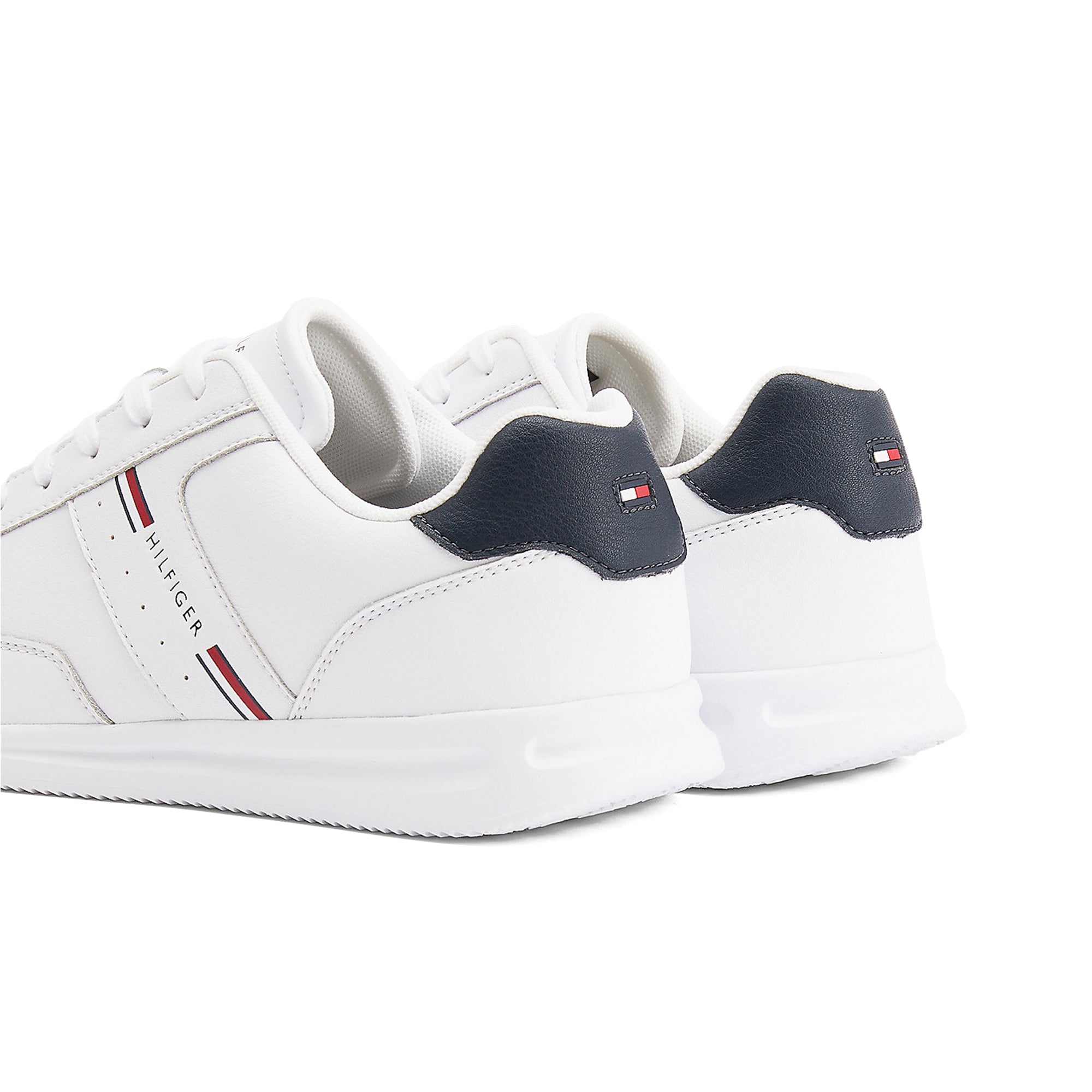 Tommy Hilfiger Lightweight Leather Trainers - White