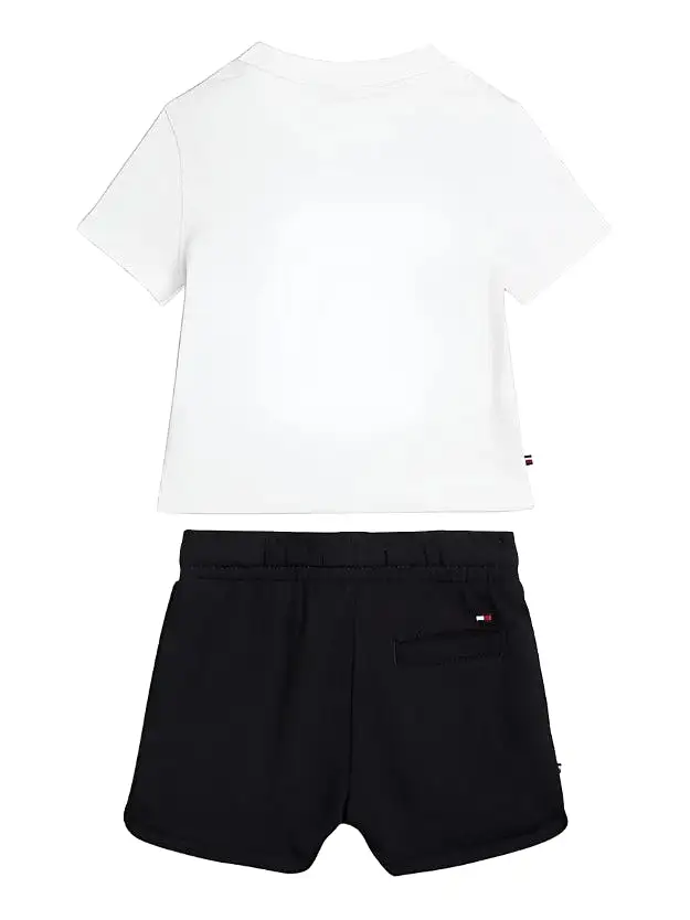 Tommy Hilfiger Logo Tee/Short Set Baby