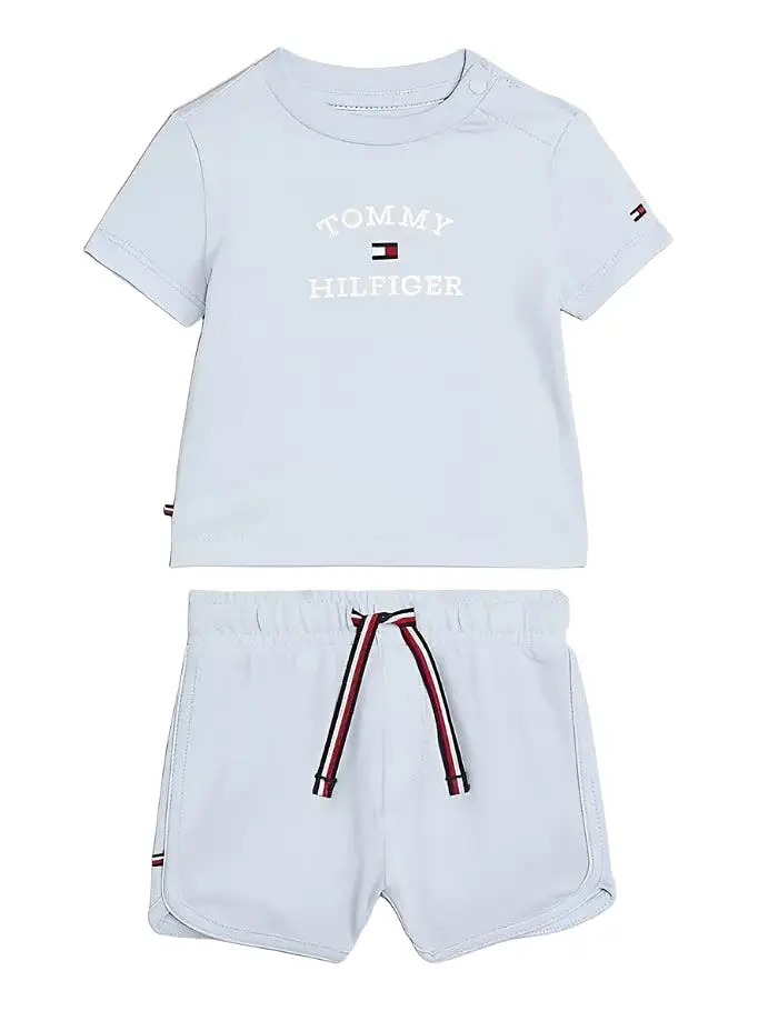 Tommy Hilfiger Logo Tee/Short Set Baby