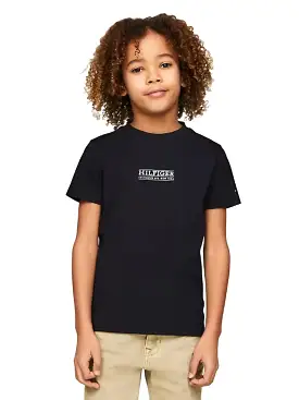 Tommy Hilfiger Slogan T-Shirt Junior