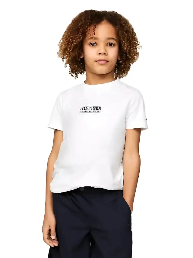 Tommy Hilfiger Slogan T-Shirt Junior