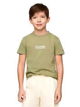 Tommy Hilfiger Slogan T-Shirt Junior