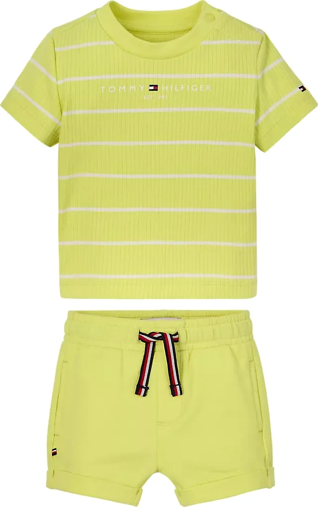 Tommy Hilfiger Striped T-Shirt/Short Set Baby