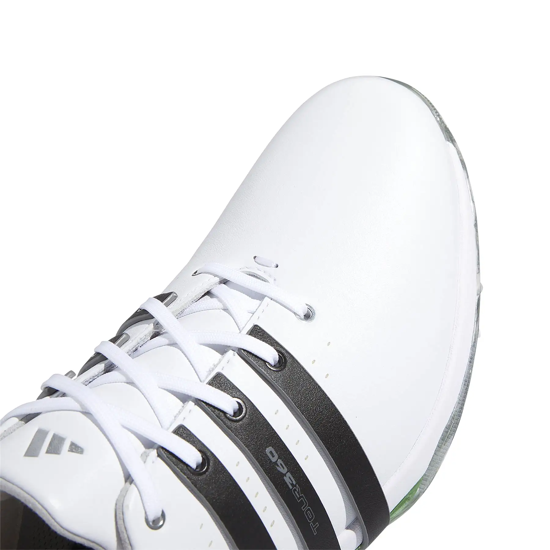 Tour360 24 Leather Golf Shoes White/Black - SS24