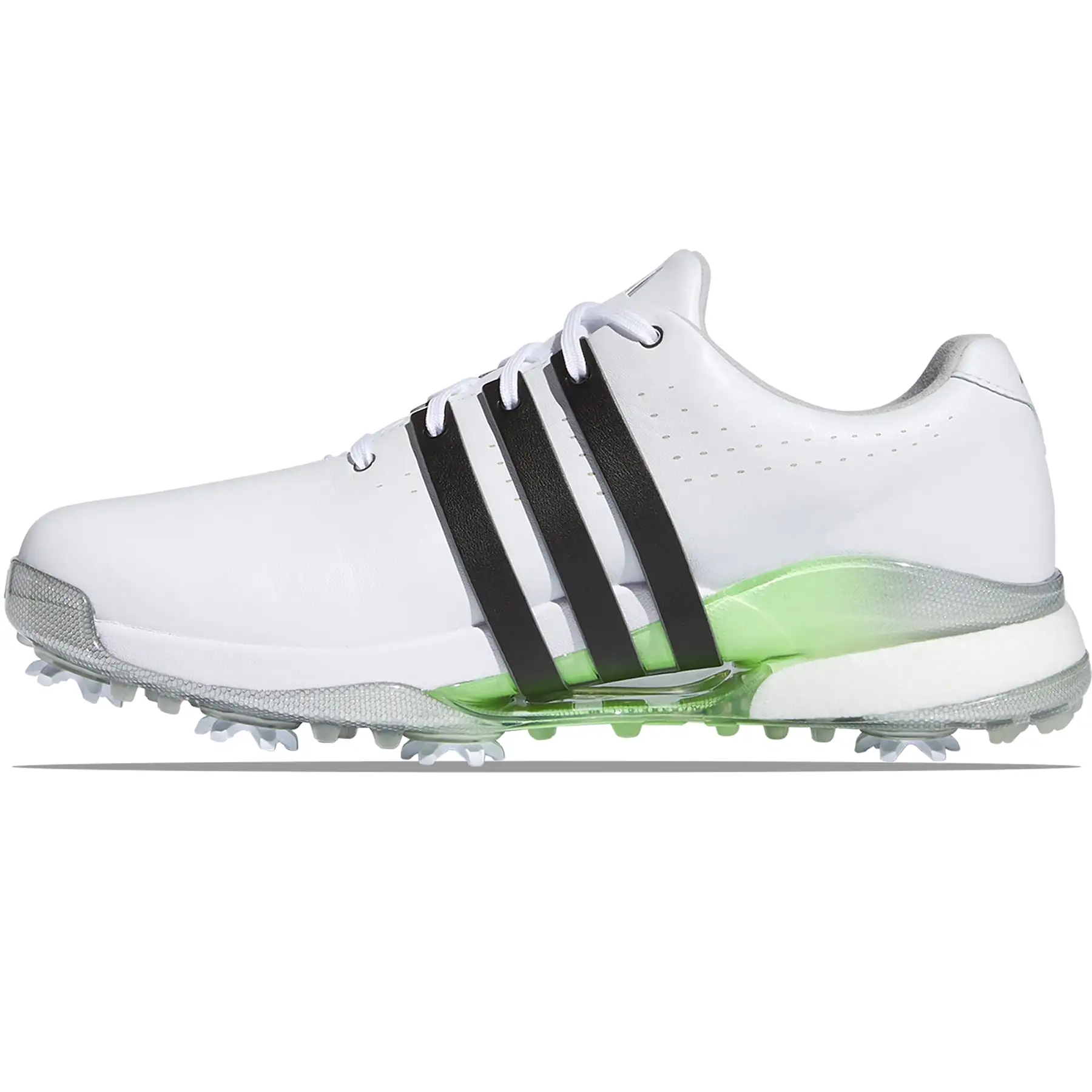 Tour360 24 Leather Golf Shoes White/Black - SS24