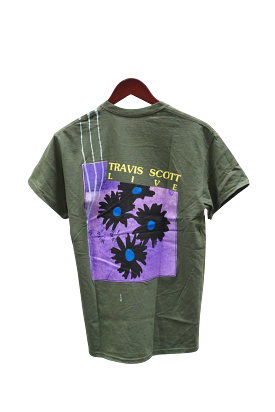 Travis Scott Astroworld Live In Europe Green Tee