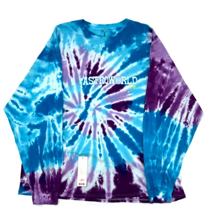 Travis Scott Astroworld Long Sleeve Tie Dye Tee