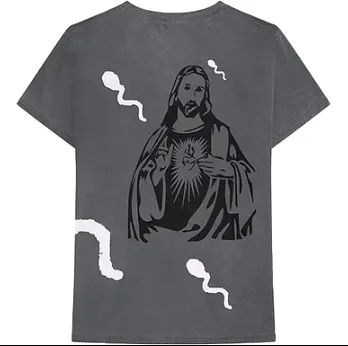 Travis Scott Astroworld Stop Tryna Be God Reversible Tee Grey