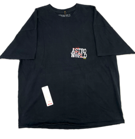 Travis Scott Astroworld Tour Logo Black Tee