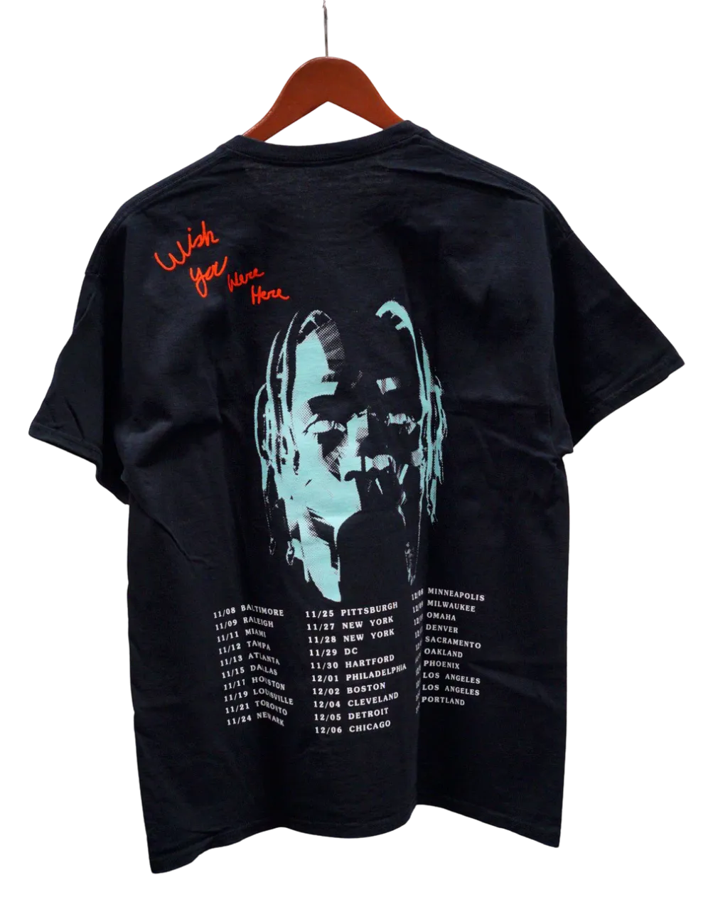 Travis Scott Astroworld Tour Tee Black