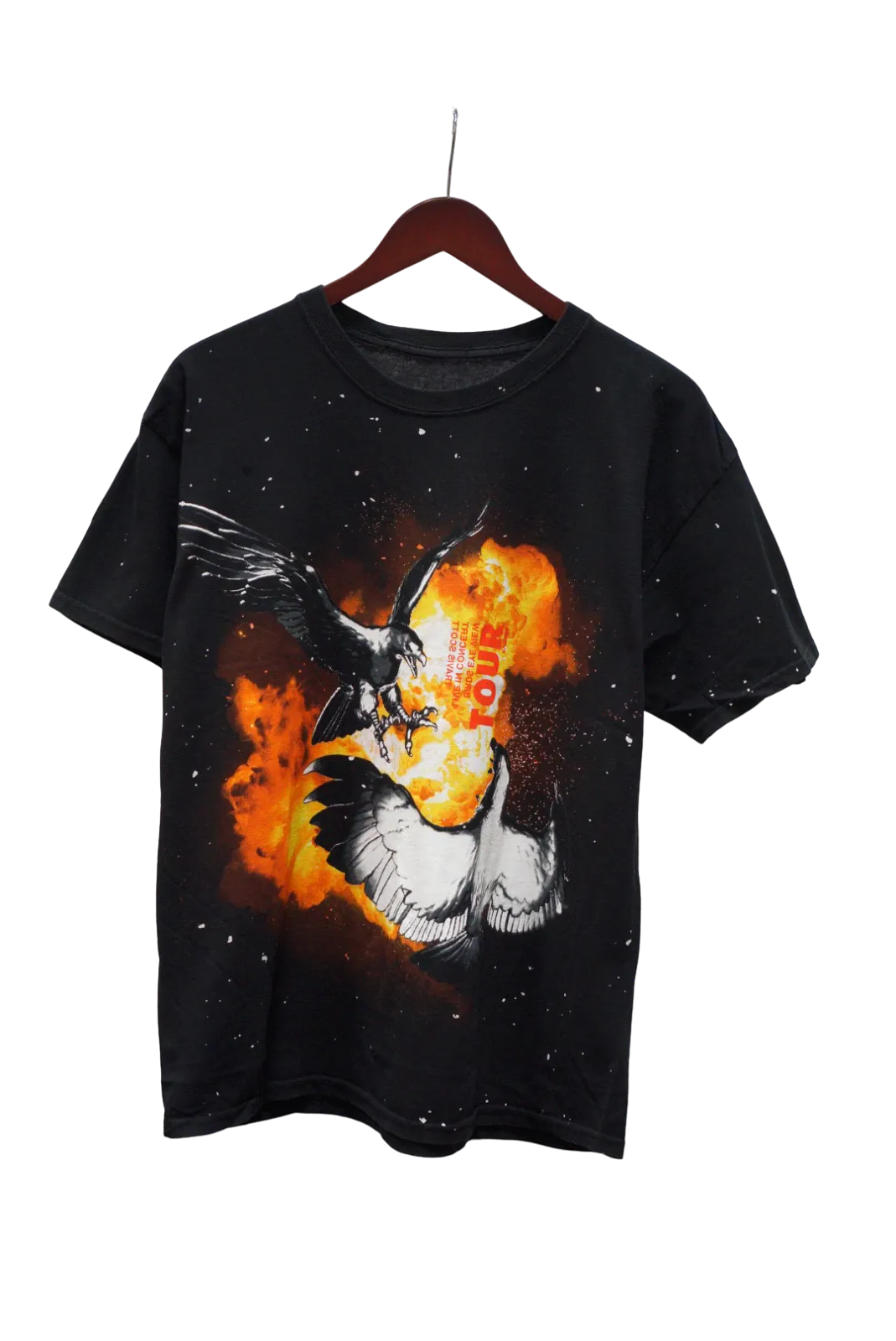 Travis Scott Birds Eye View Flame Tour Tee