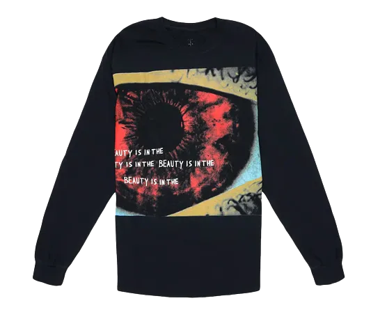 Travis Scott Eye Long Sleeve Tee Black